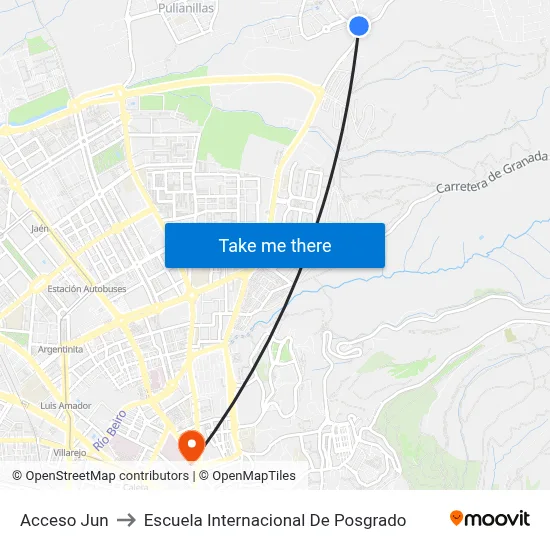 Acceso Jun to Escuela Internacional De Posgrado map