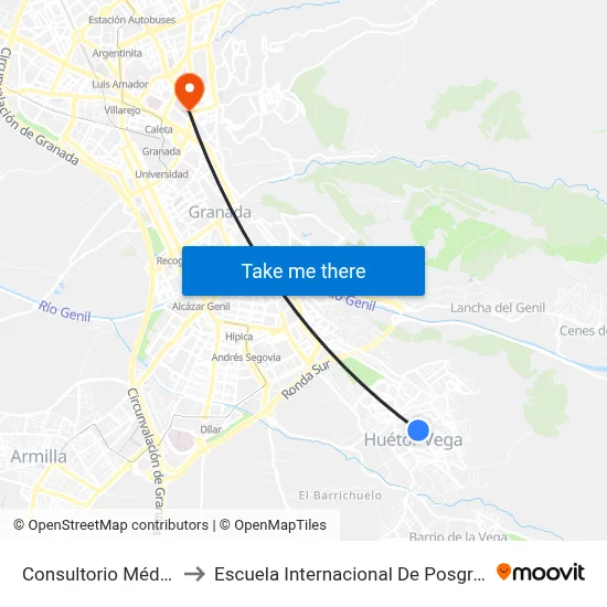 Consultorio Médico to Escuela Internacional De Posgrado map