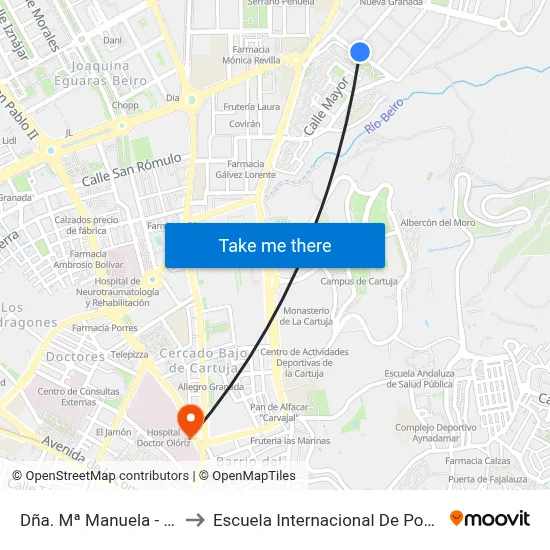 Dña. Mª Manuela -  Fte 8 to Escuela Internacional De Posgrado map