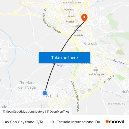 Av San Cayetano-C/Rubén Darío to Escuela Internacional De Posgrado map