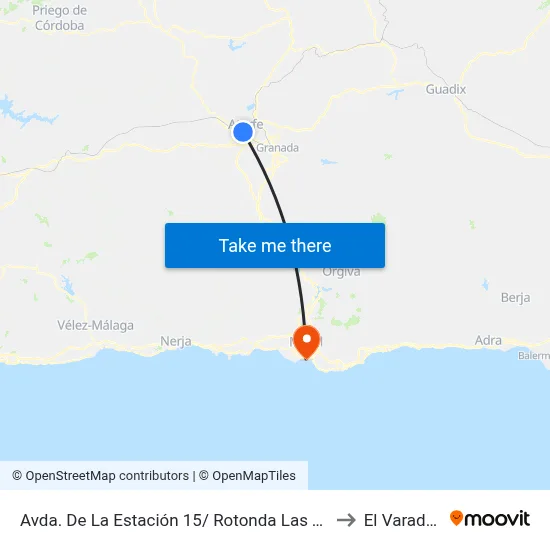 Avda. De La Estación 15/ Rotonda Las Tres C to El Varadero map