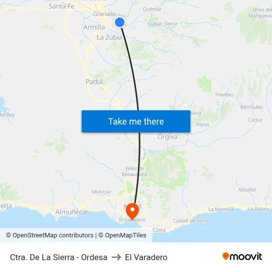 Ctra. De La Sierra - Ordesa to El Varadero map