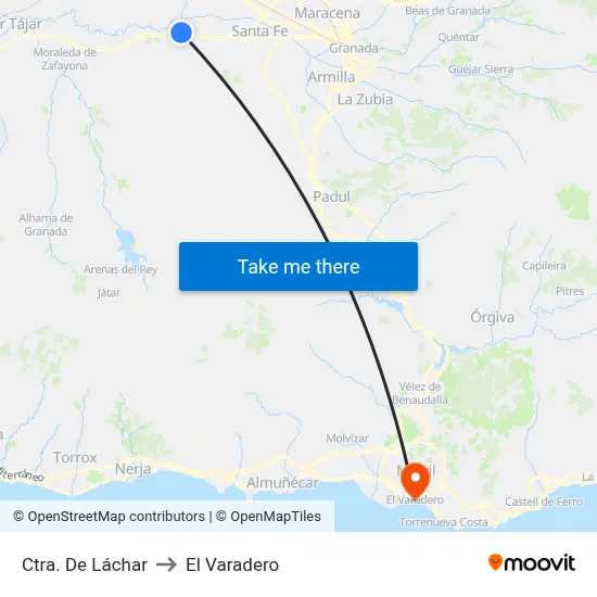 Ctra. De Láchar to El Varadero map
