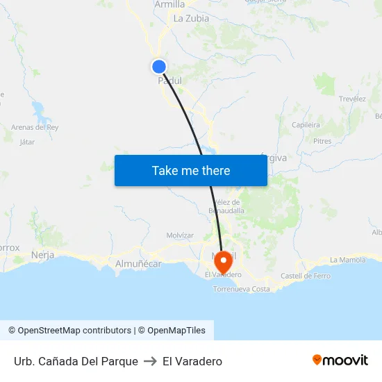 Urb. Cañada Del Parque to El Varadero map