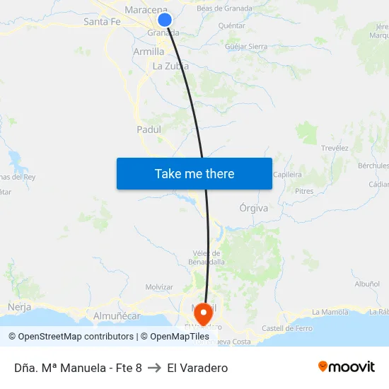 Dña. Mª Manuela -  Fte 8 to El Varadero map