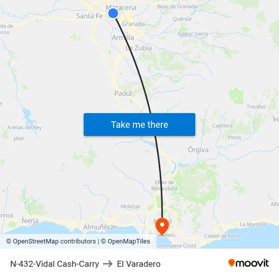 N-432-Vidal Cash-Carry to El Varadero map