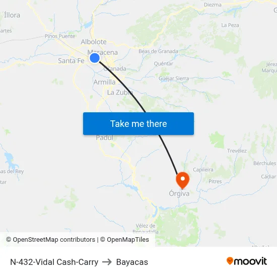 N-432-Vidal Cash-Carry to Bayacas map
