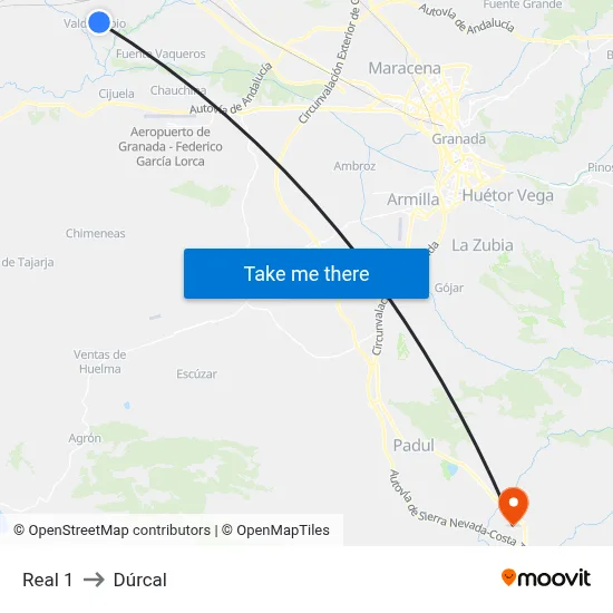 Real 1 to Dúrcal map