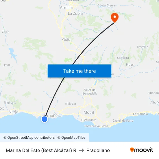 Marina Del Este (Best Alcázar) R to Pradollano map