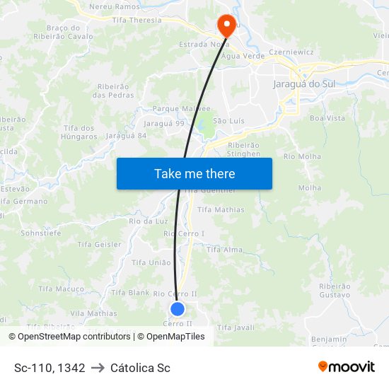 Sc-110, 1342 to Cátolica Sc map