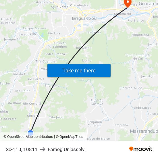 Sc-110, 10811 to Fameg Uniasselvi map