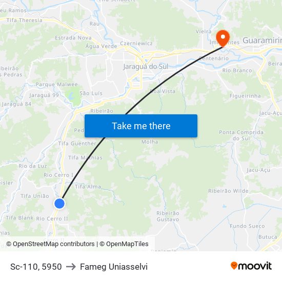 Sc-110, 5950 to Fameg Uniasselvi map