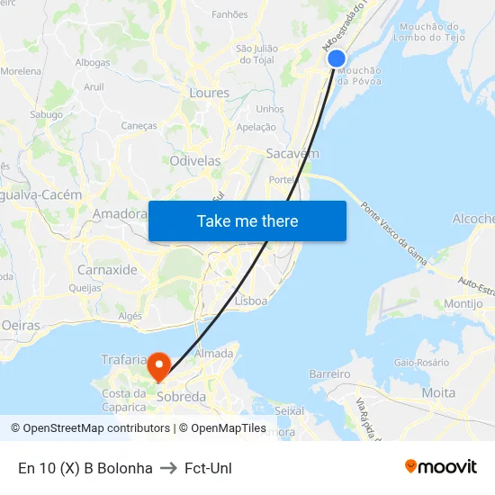 En 10 (X) B Bolonha to Fct-Unl map