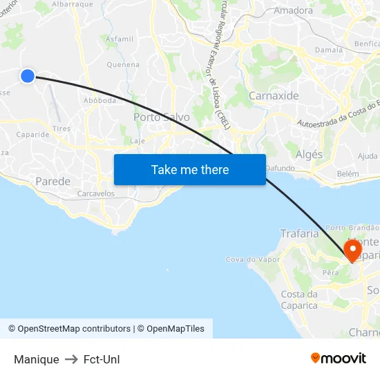 Manique to Fct-Unl map