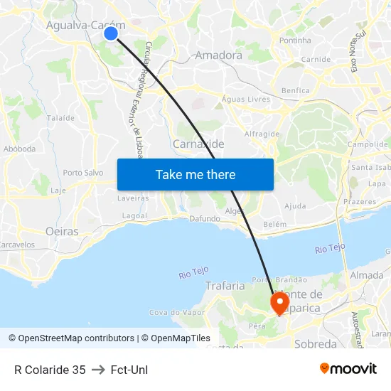 R Colaride 35 to Fct-Unl map