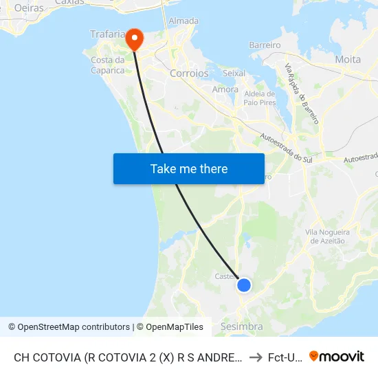 CH COTOVIA (R COTOVIA 2 (X) R S ANDREA) to Fct-Unl map