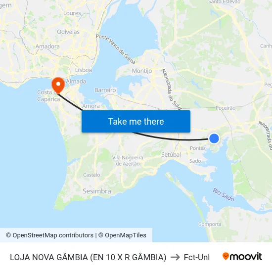LOJA NOVA GÂMBIA (EN 10 X R GÂMBIA) to Fct-Unl map