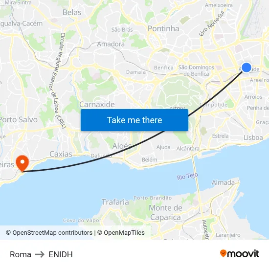 Roma to ENIDH map