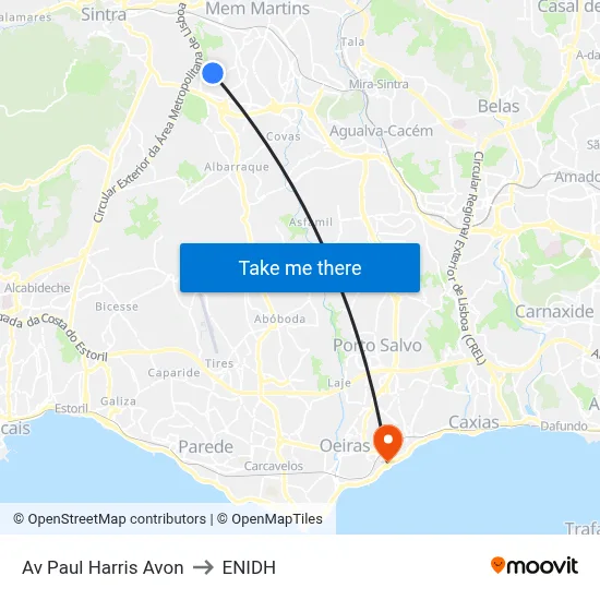 Av Paul Harris Avon to ENIDH map