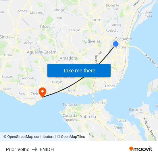 Prior Velho to ENIDH map