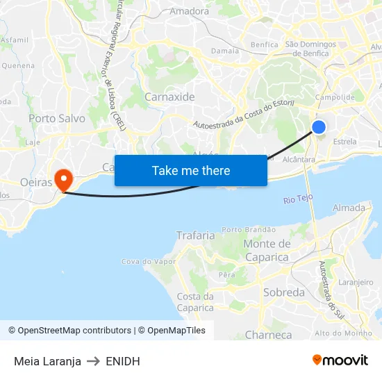 Meia Laranja to ENIDH map