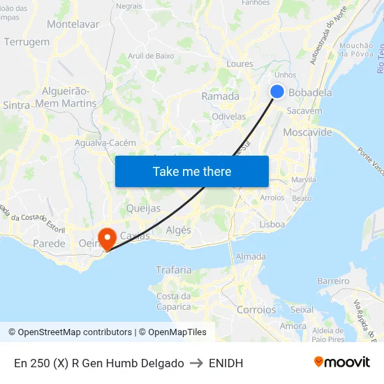 En 250 (X) R Gen Humb Delgado to ENIDH map