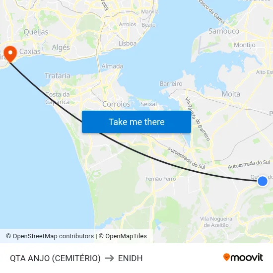 QTA ANJO (CEMITÉRIO) to ENIDH map