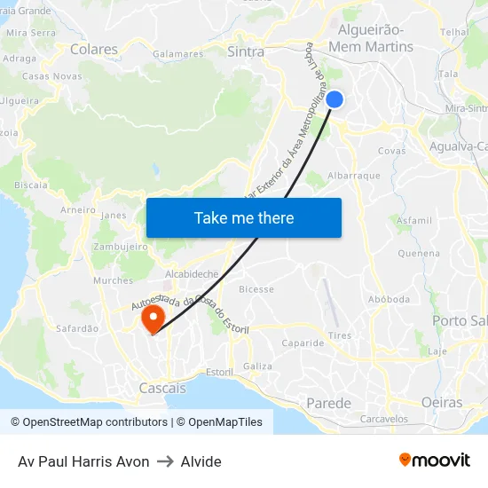 Av Paul Harris Avon to Alvide map