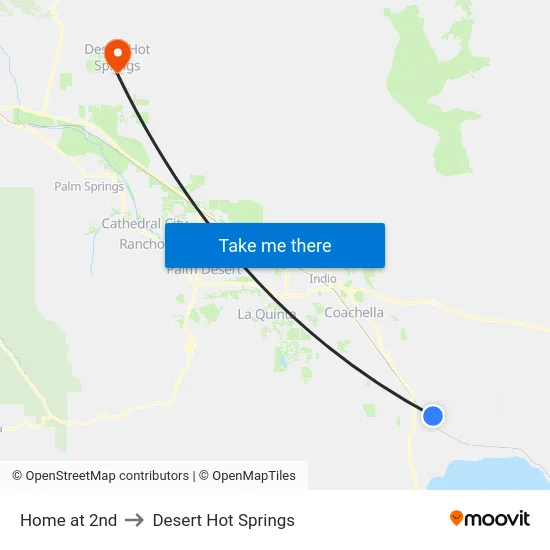 Home at 2nd to Desert Hot Springs map