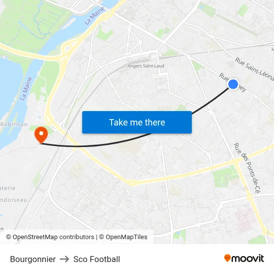 Bourgonnier to Sco Football map