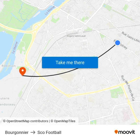 Bourgonnier to Sco Football map