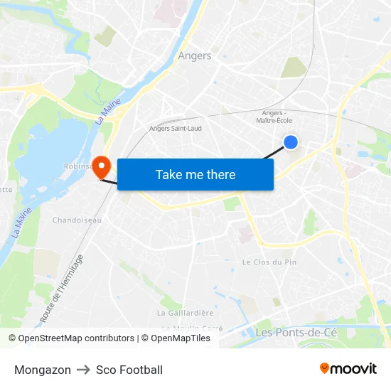 Mongazon to Sco Football map