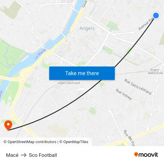 Macé to Sco Football map