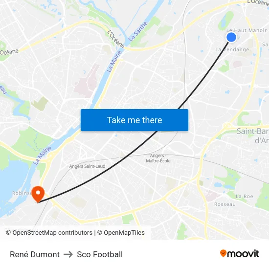 René Dumont to Sco Football map