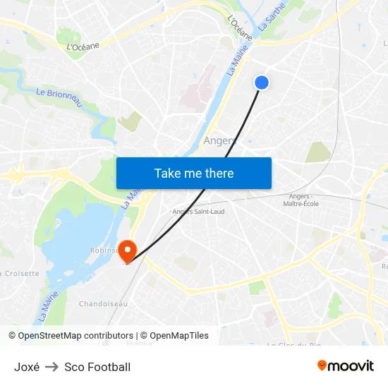 Joxé to Sco Football map