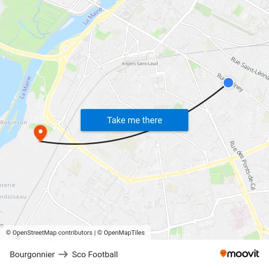 Bourgonnier to Sco Football map