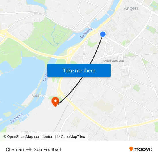 Château to Sco Football map