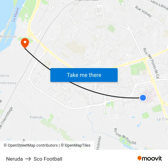Neruda to Sco Football map