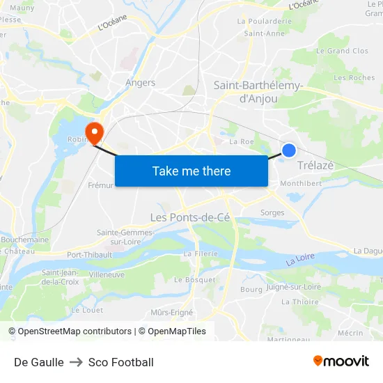 De Gaulle to Sco Football map