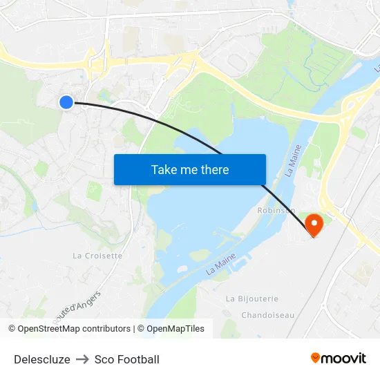 Delescluze to Sco Football map