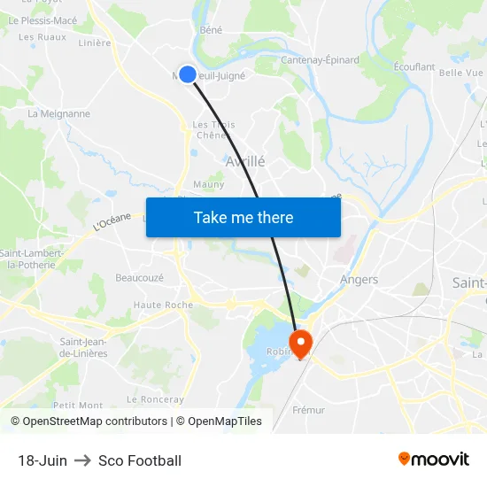 18 Juin to Sco Football map