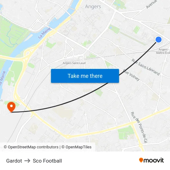 Gardot to Sco Football map
