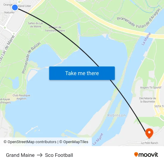 Grand Maine to Sco Football map