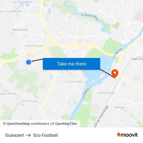 Guinezert to Sco Football map