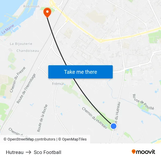 Hutreau to Sco Football map