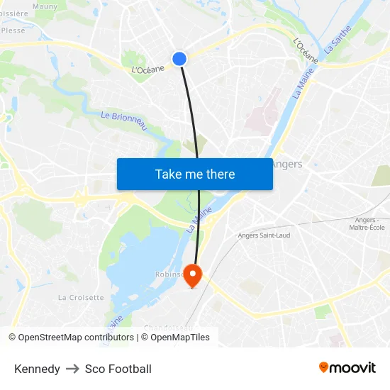 Kennedy to Sco Football map