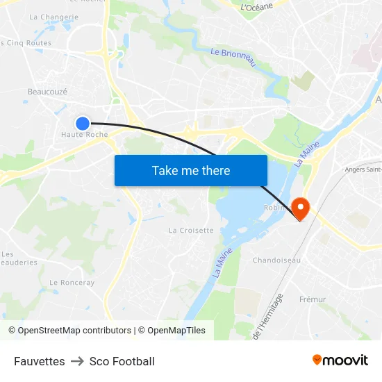 Fauvettes to Sco Football map