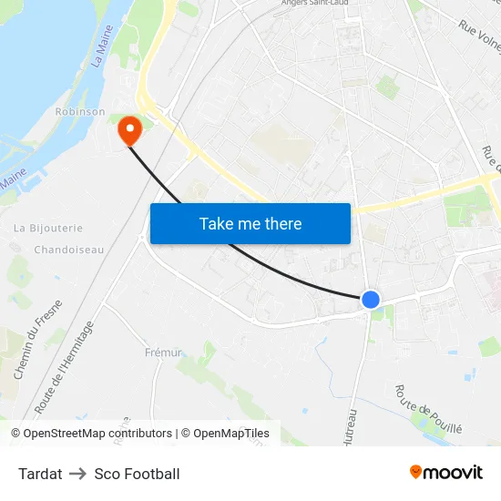 Tardat to Sco Football map