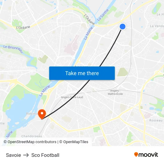 Savoie to Sco Football map