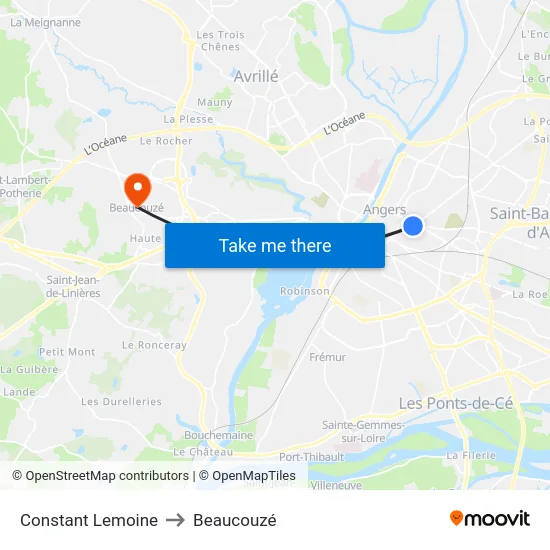 Constant Lemoine to Beaucouzé map